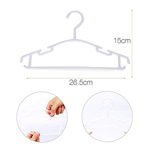 Sfesnid Perchas para Ropa de Bebé Percha Duradera Adecuada para Niños y Bebés 40pcs 27,5CM + 3pcs Organizador