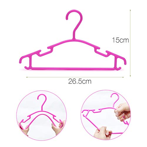 Sfesnid Perchas para Ropa de Bebé Percha Duradera Adecuada para Niños y Bebés 40pcs 27,5CM + 3pcs Organizador