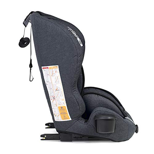 Silla de coche Penguin grupo 1/2/3 Isofix de Lino en Gris,Innovaciones MS