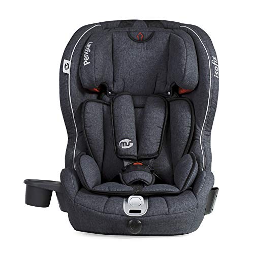 Silla de coche Penguin grupo 1/2/3 Isofix de Lino en Gris,Innovaciones MS