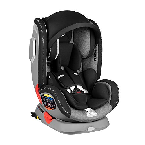 Silla De Coche Turn Giratoria Grupo 0/1/2/3 con Isofix - Innovaciones MS 1876…