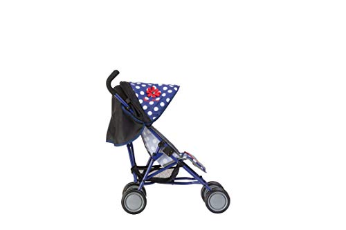 Silver Cross Silla de Paseo para muñecos Pop: Tejido Red Polka Dot. Recomendado para niños de 18 Meses a 3 años.