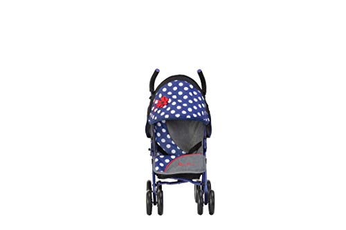 Silver Cross Silla de Paseo para muñecos Pop: Tejido Red Polka Dot. Recomendado para niños de 18 Meses a 3 años.