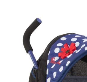 Silver Cross Silla de Paseo para muñecos Pop: Tejido Red Polka Dot. Recomendado para niños de 18 Meses a 3 años.