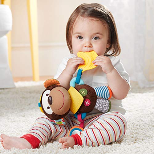 Skip Hop-306201 Bandana Buddies, Juguete de Actividad, Peluche para Bebés y Niños, Mono, Multicolor (306201)