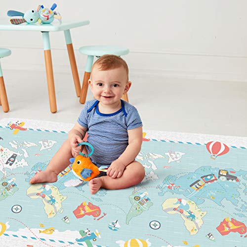 Skip Hop - Alfombra de juegos reversible, diseño de Little Travellers