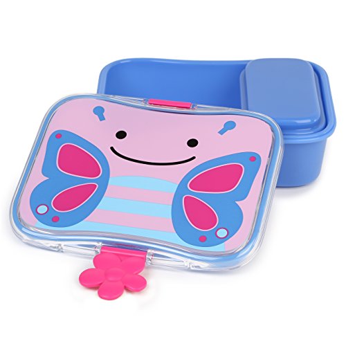 Skip Hop Zoo Butterfly - Fiambrera y recipiente interior con tapa