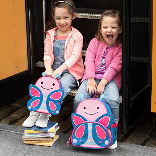 Skip Hop Zoo Lunchies - Bolsa térmica, diseño butterfly, color rosa