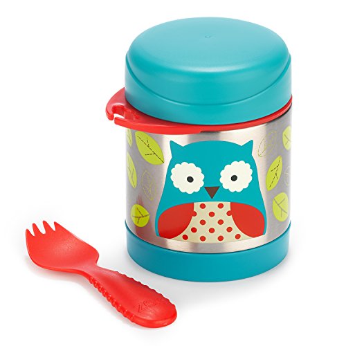 Skip Hop Zoo Owl - Tarro aislado del alimento, 325ml, 12m+