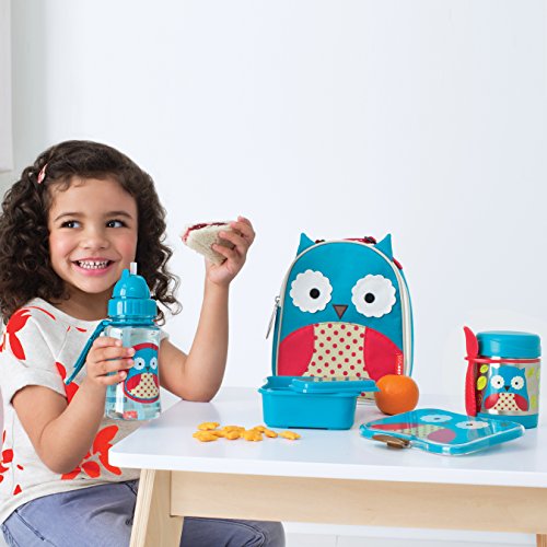 Skip Hop Zoo Owl - Tarro aislado del alimento, 325ml, 12m+