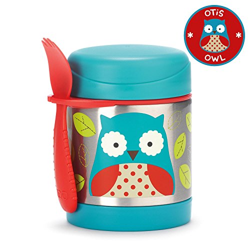 Skip Hop Zoo Owl - Tarro aislado del alimento, 325ml, 12m+