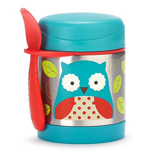 Skip Hop Zoo Owl - Tarro aislado del alimento, 325ml, 12m+