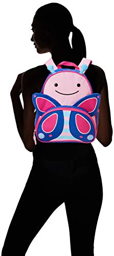 Skip Hop Zoo Pack - Mochila, diseño butterfly, color rosa