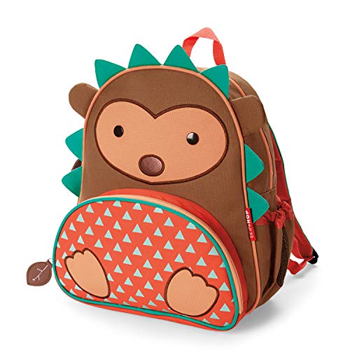 Skip Hop Zoo Pack - Mochila, diseño hedgehog, color marrón