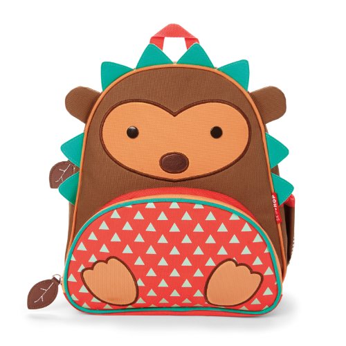 Skip Hop Zoo Pack - Mochila, diseño hedgehog, color marrón