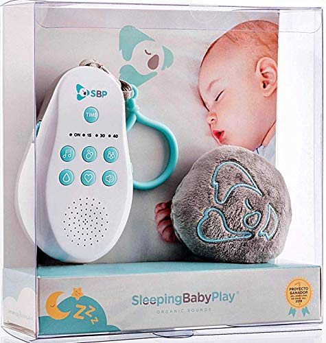 Sleeping Baby Play: Máquina de Ruidos Blancos y Melodías para Bebés + Peluche Dou Dou Play. Invento Original