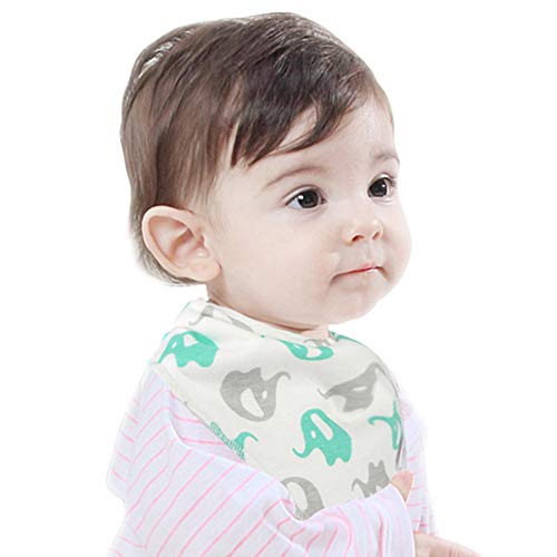 SLOSH 17 Baberos Bebe Bandanas Bufanda Toalla Drool Babas Tela Bebé Niña Niño Recien Nacido Algodon Dentición Unisex