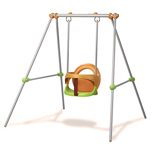 Smoby- Baby Swing Columpio bebé, 120 x 124 x 120 cm (310046)