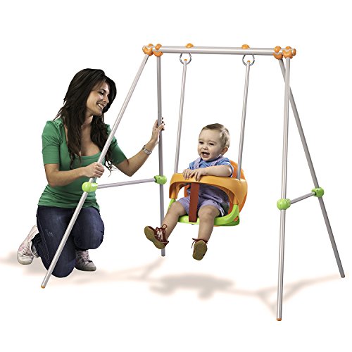 Smoby- Baby Swing Columpio bebé, 120 x 124 x 120 cm (310046)