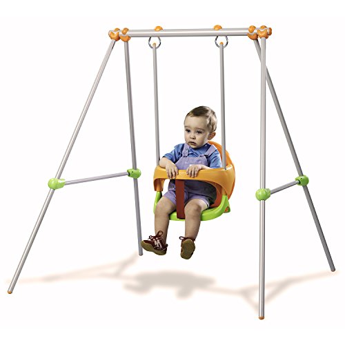 Smoby- Baby Swing Columpio bebé, 120 x 124 x 120 cm (310046)