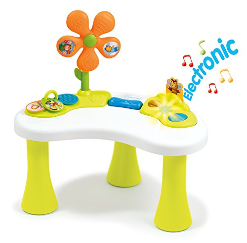 Smoby Cotoons - Asiento para bebé con mesa de actividades Rosa.