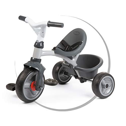 Smoby- Triciclo evolutivo, Color Gris (741202)