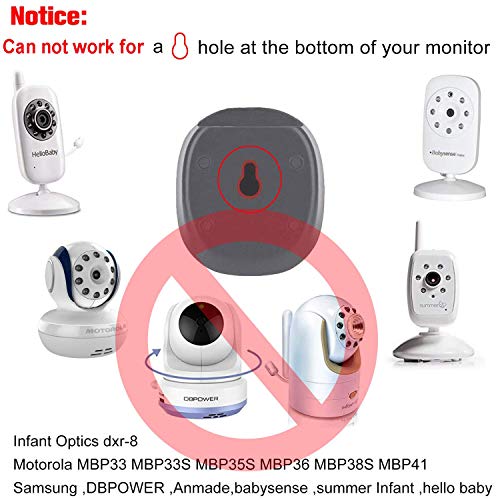 Soporte de pared para monitor de bebé Motorola Baby Monitor, Arlo Baby Monitor y la mayoría de cámaras de monitores universales