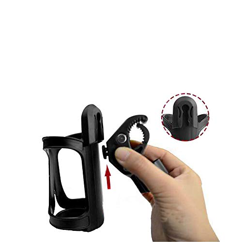 Soporte para botellas para cochecito, portavasos universal Yworld, portavasos con dirección de suspensión gratuita para cochecitos, bicicletas, sillas de ruedas, motocicletas 2Pack