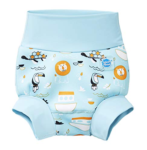 Splash About Happy Nappy Pañal de Baño Reutilizable - Noah's Ark 3-6 Meses