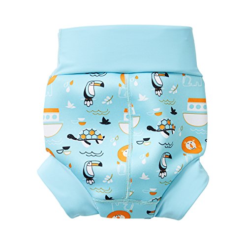 Splash About Happy Nappy Pañal de Baño Reutilizable - Noah's Ark 3-6 Meses