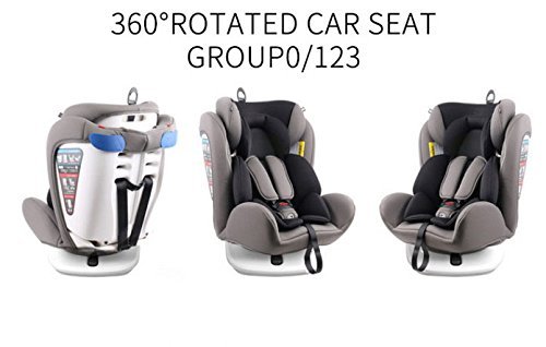 Star Ibaby 906 - Silla de coche grupo 0+/1/2/3 Isofix rotación 360º, negro