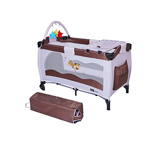 Star Ibaby AC002 Sleep & Play - Cuna de viaje plegable