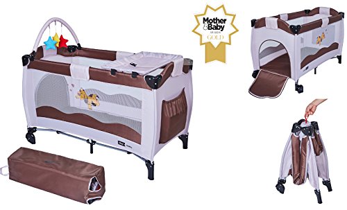 Star Ibaby AC002 Sleep & Play - Cuna de viaje plegable