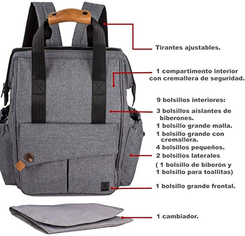 Star Ibaby Neo 3 - Cochecito de Bebé, Gris/Negro