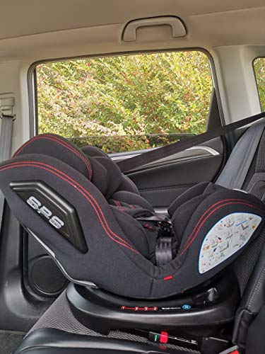 Star Ibaby - Silla de coche grupo 0+/1/2/3 Isofix rotación 360º - Edición Especial Navy