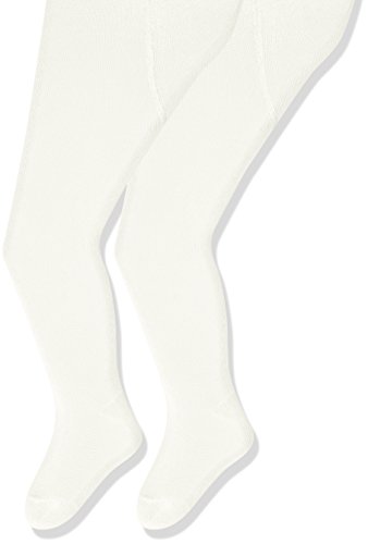 Sterntaler Pack De Deux Collants Pour Les Tout-petits S, Âge: 2-3 Ans, Taille, Blanc/beige Paquete doble de Leotardos para niños, Talla:92 Edad:2-3años