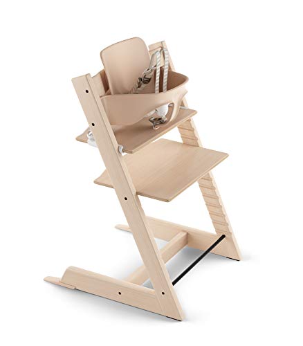 STOKKE® Arnés de seguridad de bebé para trona TRIPP TRAPP® │ Cinturón de 5 puntos ajustable al Baby Set para máxima sujeción │ Color: Beige