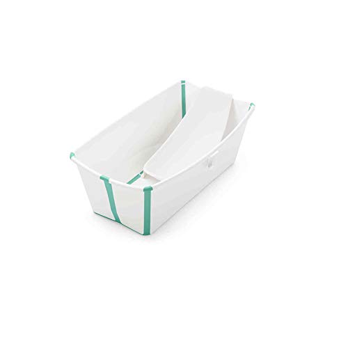 STOKKE - Bañera Plegable Stokke ® Flexi Bath blanco/aqua