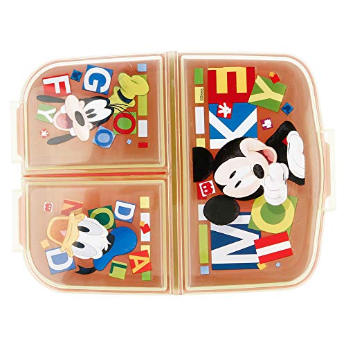 Stor SANDWICHERA MÚLTIPLE Mickey Mouse - Disney - Watercolors