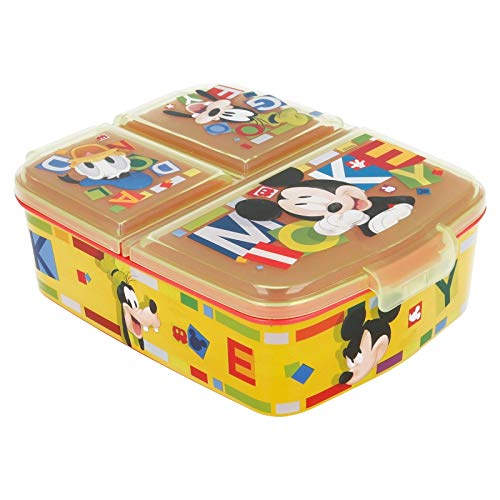 Stor SANDWICHERA MÚLTIPLE Mickey Mouse - Disney - Watercolors