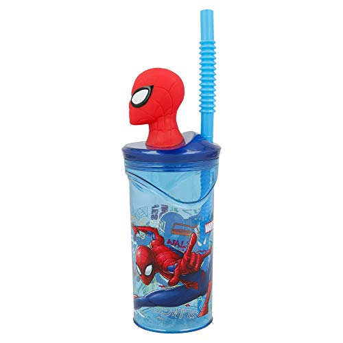 Stor Vaso FIGURITA 3D 360 ML | Spiderman Graffiti