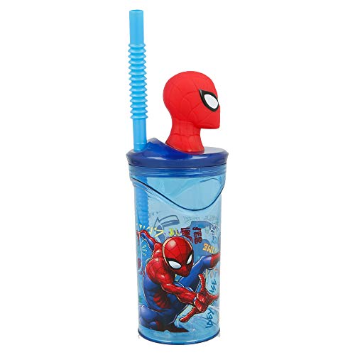 Stor Vaso FIGURITA 3D 360 ML | Spiderman Graffiti