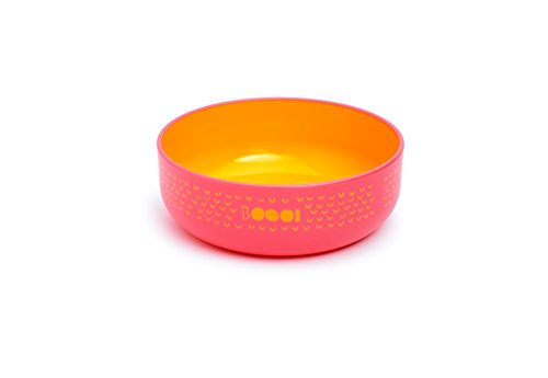 Suavinex - Set Vajilla Bebé Bowl + Plato Infantil BOOO. Apto Para Microondas y Lavavajillas, Color Rosa