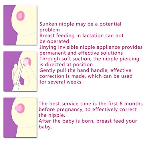 Sucker Corrector Alimentación Succión para retracción inversa plana Tratamiento de succión Reparación de lactancia Salud Cuidado del cuerpo