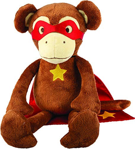 Suki Gifts 14437 Superheld Mighty Monkey - Mono de peluche, multicolor