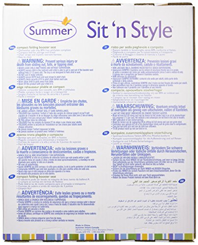 Summer Infant Sit 'n Style - Asiento elevador para niños