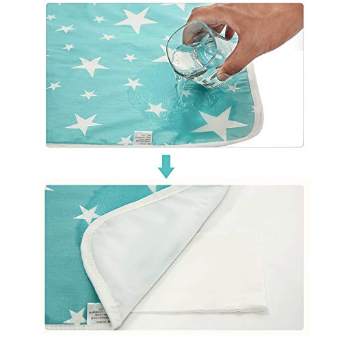 SunTop Almohadilla De Cuna Impermeable, Cama para Incontinencia, Colchón Bebé Lavables Cama para Bebés Colchón Pañales Cambiador Pad Almohadilla Impermeable para Niños Adultos Y Mascotas