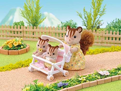 Sylvanian Families - 4533 - Carrito doble de bebés