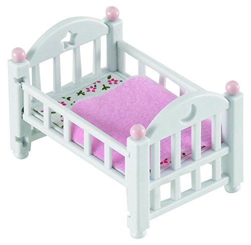 SYLVANIAN FAMILIES- Baby Bed Set Mini Muñecas y Accesorios, (Epoch 5134)