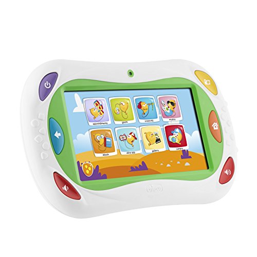 Tablet de juguete Chicco App Toys Happy Tab 2017, blanca